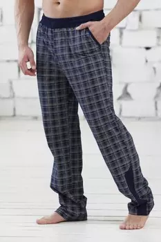 Брюки мужские Марио (серо-синие)