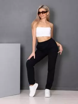 Брюки трикотажные Альбика (синие)