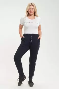 Брюки трикотажные Альда (темно-синие)