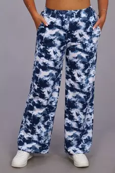 Брюки трикотажные Альфа (синие)