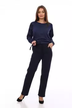 Брюки трикотажные Алена (синие)
