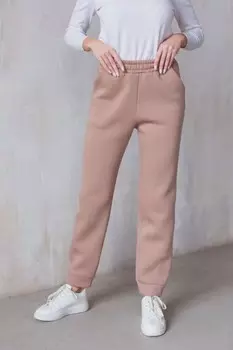 Брюки трикотажные Алессандра (бежевые) рр