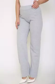 Брюки трикотажные Анастасия (светло-серые) рр