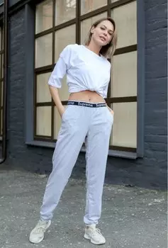 Брюки трикотажные Апраксия (меланж)