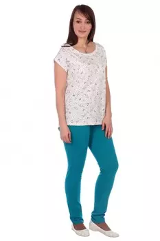 Брюки трикотажные Белла (изумрудные)