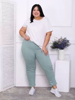 Брюки трикотажные Бетти (хаки) от