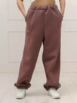 Брюки трикотажные Данита (коричневые)