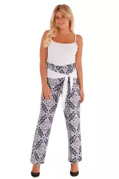 Брюки трикотажные Дебора (абстракция)