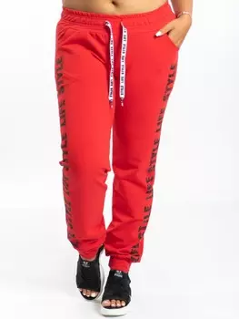 Брюки трикотажные Дора (красные) рр