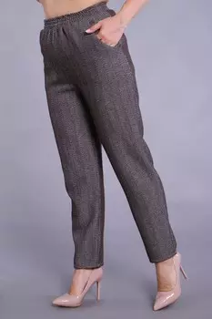 Брюки трикотажные Дорси (коричневые) от