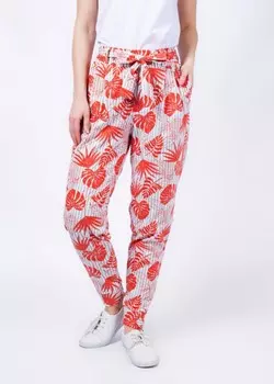 Брюки трикотажные Джаннет (коралловые)