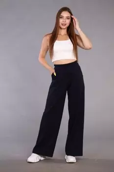 Брюки трикотажные Евангелина (чернильные)