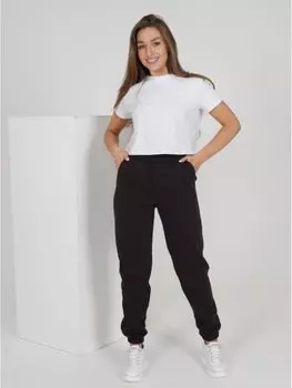 Брюки трикотажные Евпраксея (коричневые)