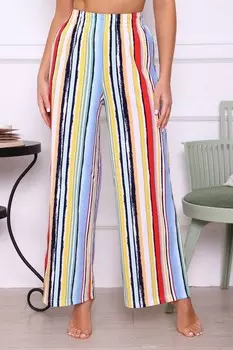 Брюки трикотажные Филлида (полоса)