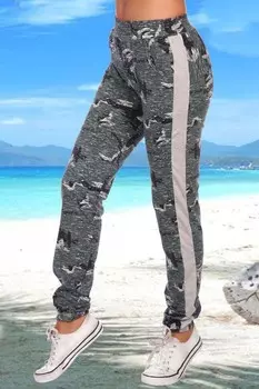 Брюки трикотажные Геля (зеленые)