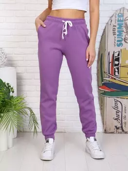 Брюки трикотажные Гестия (лиловые)