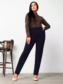 Брюки трикотажные Гордана (темно-синие)