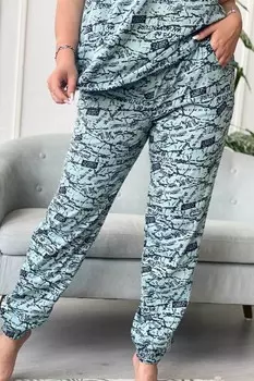 Брюки трикотажные Горделия (оливковые)