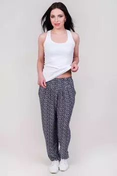 Брюки трикотажные Грета (темно-синие) рр