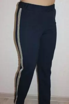 Брюки трикотажные Гретта (синие)