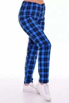 Брюки трикотажные Ида (васильковые)