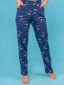 Брюки трикотажные Инга (синие)