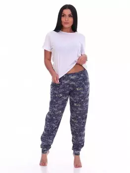 Брюки трикотажные Эльнара (серые)