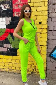 Брюки трикотажные Этна (зеленые) рр