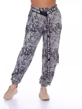 Брюки трикотажные Карлина (серые)