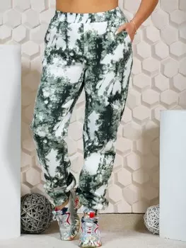 Брюки трикотажные Корнелия (хаки)