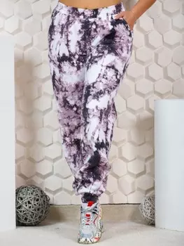 Брюки трикотажные Корнелия (сиреневые)