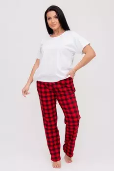 Брюки трикотажные Лизарди (красные)