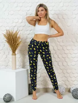 Брюки трикотажные Лола (бананы)