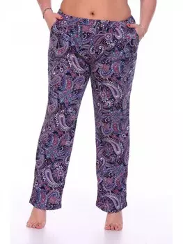 Брюки трикотажные Лолита (сине-розовые) рр