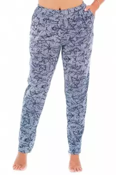 Брюки трикотажные Лора (синие) рр