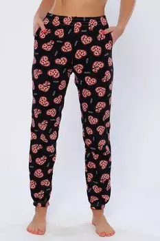 Брюки трикотажные Лорис (сердечки)