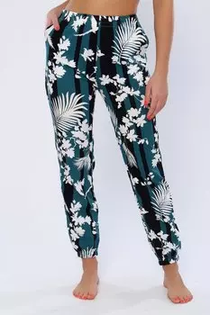 Брюки трикотажные Лорис (зеленые)