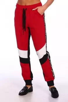 Брюки трикотажные Люда (красные) рр