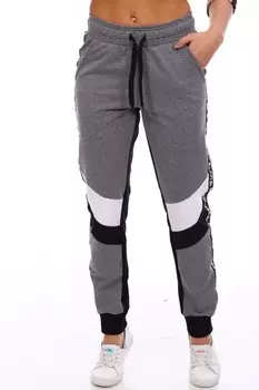 Брюки трикотажные Люда (серые)