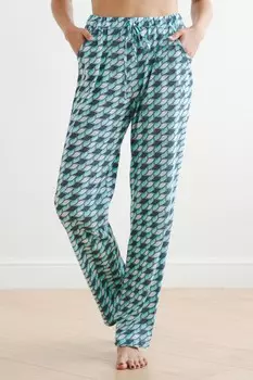 Брюки трикотажные Мальвина (зеленые)