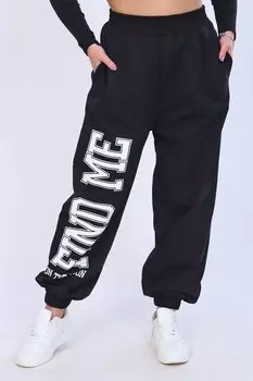 Брюки трикотажные Марьяна (черные)