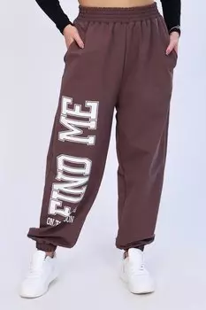 Брюки трикотажные Марьяна (капучино)