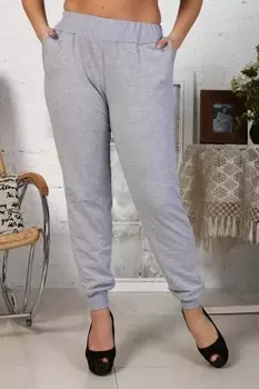 Брюки трикотажные Марджи (серые)