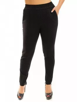 Брюки трикотажные Мария (черные)