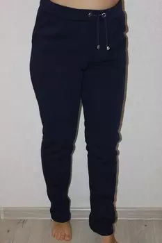 Брюки трикотажные Миллиана (темно-синие)