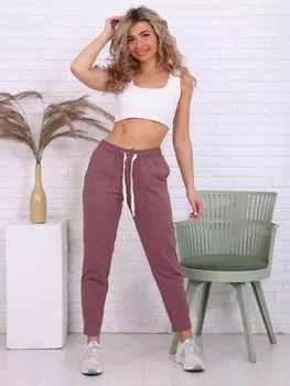 Брюки трикотажные Монро (какао) рр