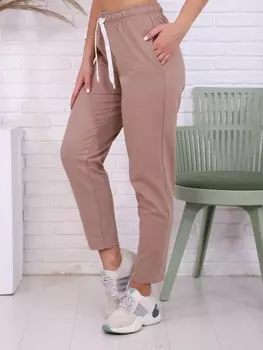 Брюки трикотажные Монро (молочные) рр