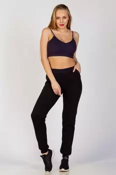 Брюки трикотажные Настя (черные) рр