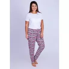 Брюки трикотажные Паулина (голубые)