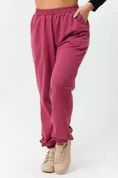 Брюки трикотажные Пейдж (бордовые) рр